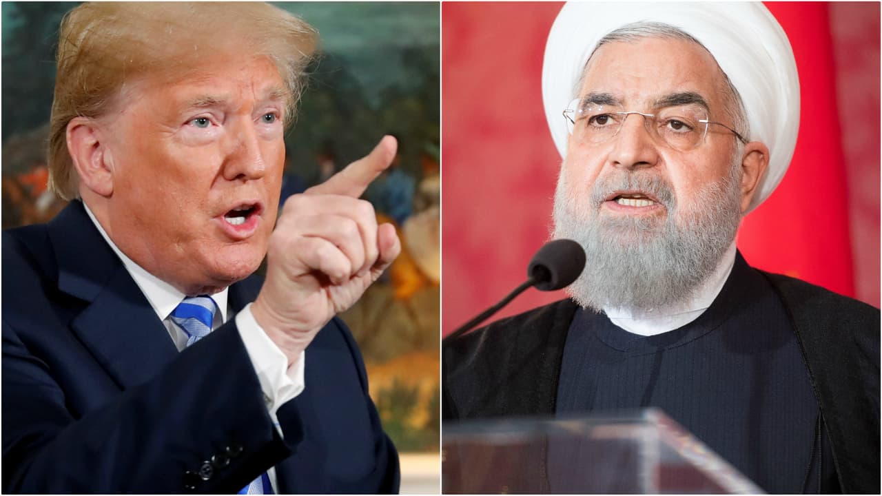 Trump le grita al presidente de Irán: "Nunca amenace de nuevo a Estados Unidos o sufrirá las consecuencias"