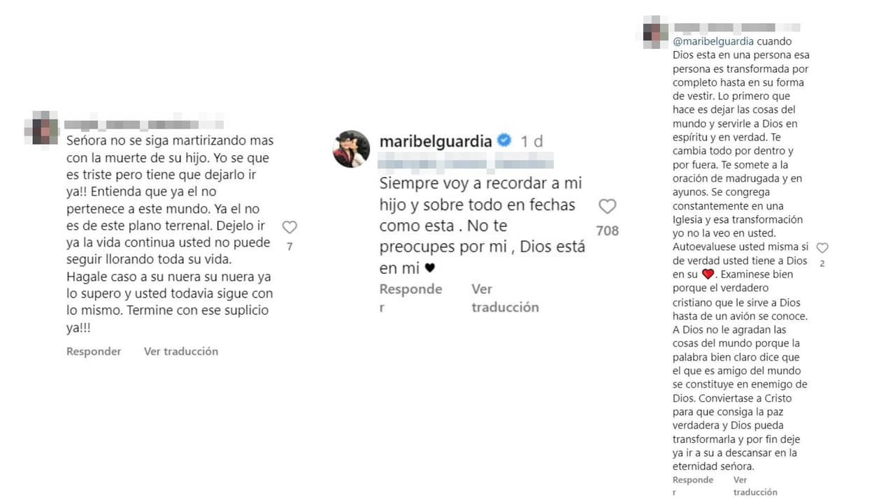 Maribel Guardia respondió ante señalamientos.