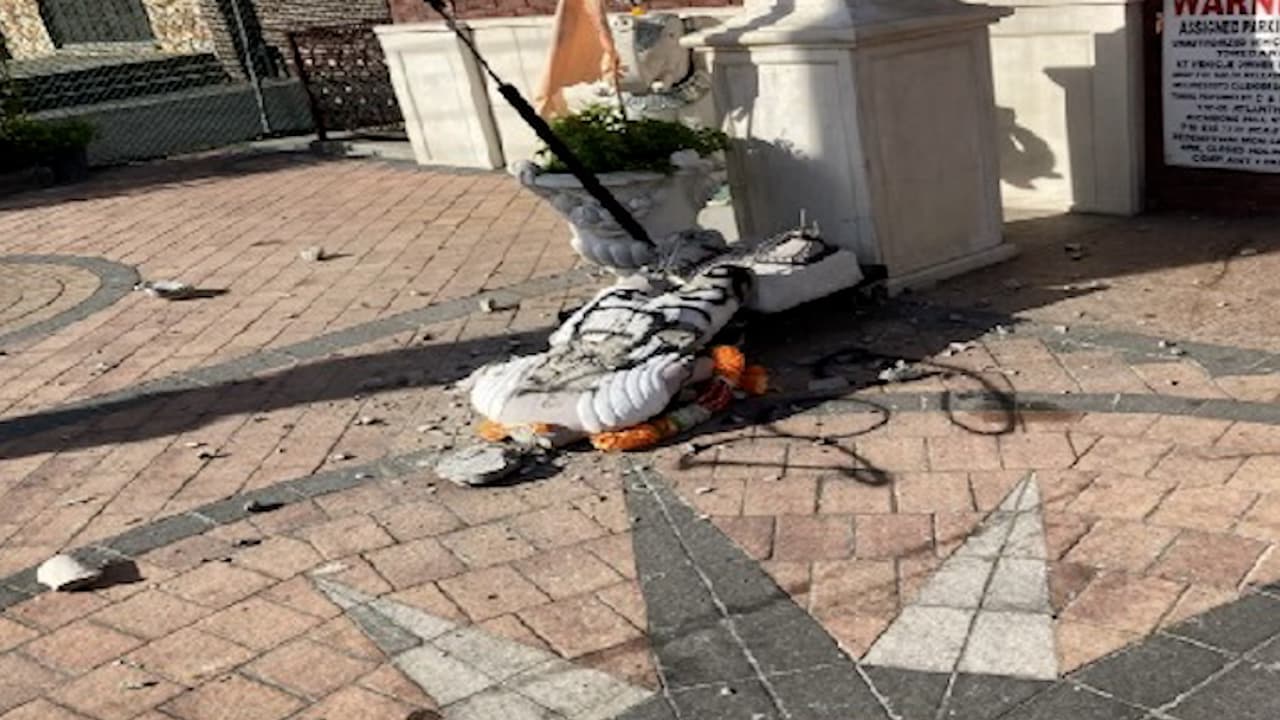 Arrestan a sospechoso de destruir estatua de Gandhi en templo hindú de Queens
