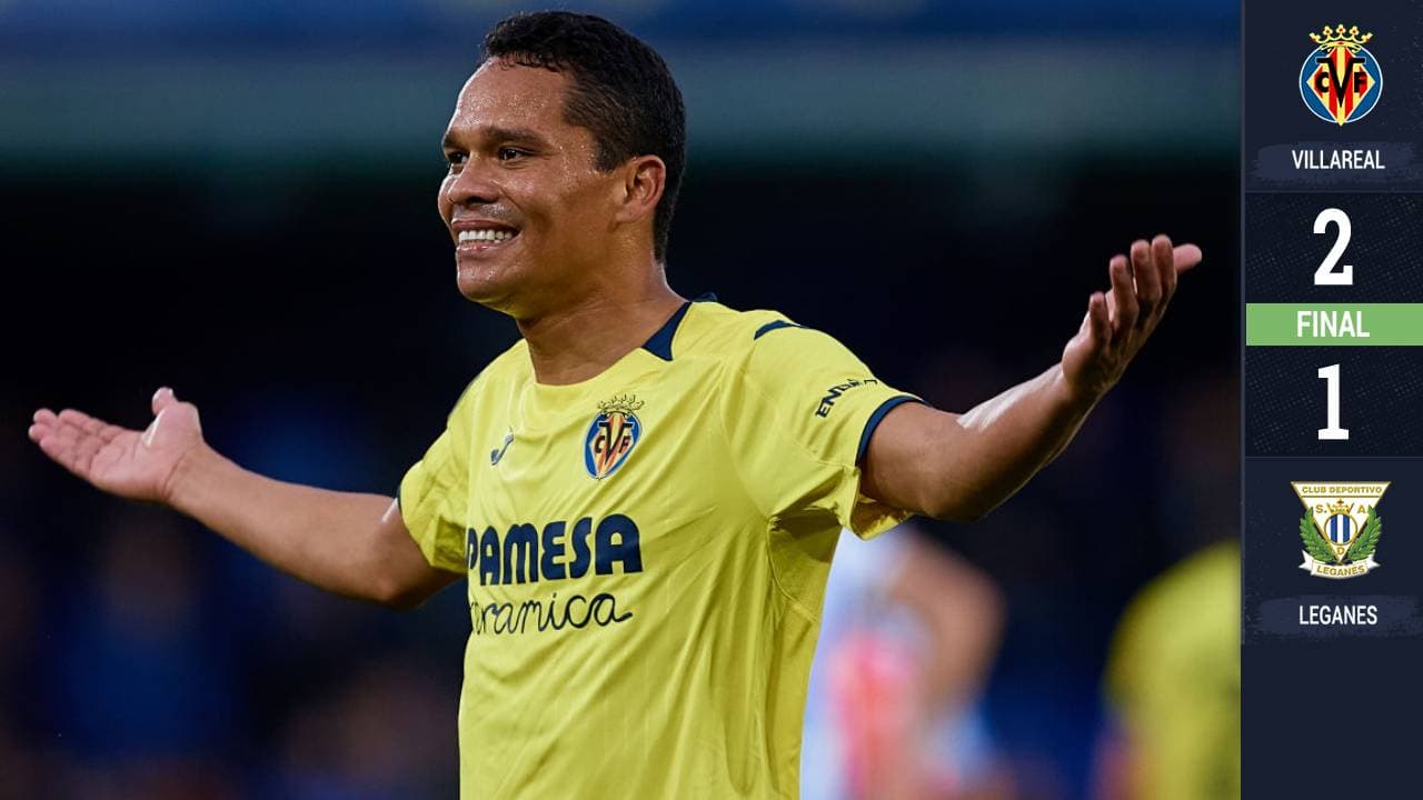 Sin Diego Reyes, el Leganés cayó ante un Villarreal que se aleja del descenso