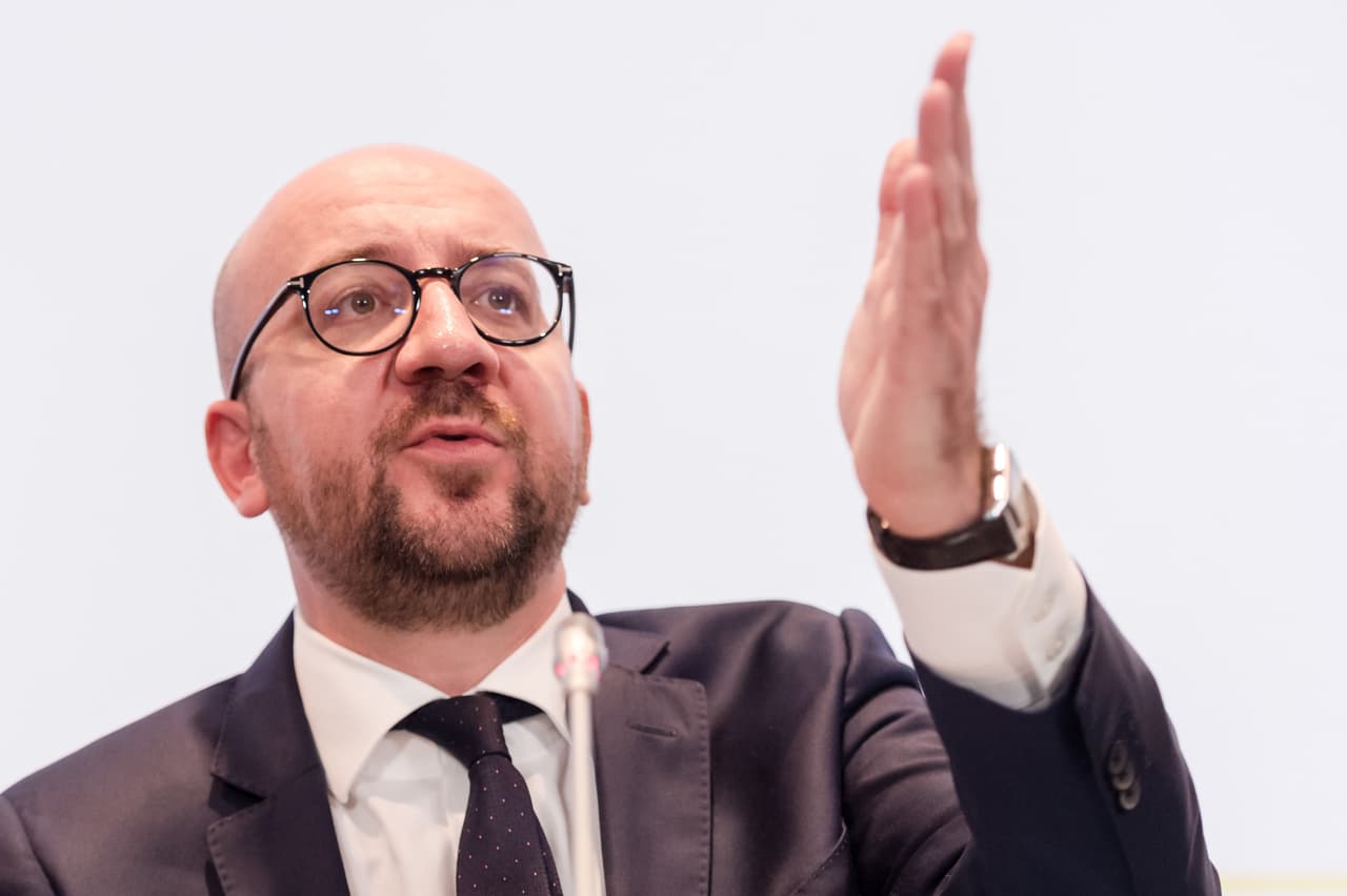 Charles Michel, primer ministro belga.