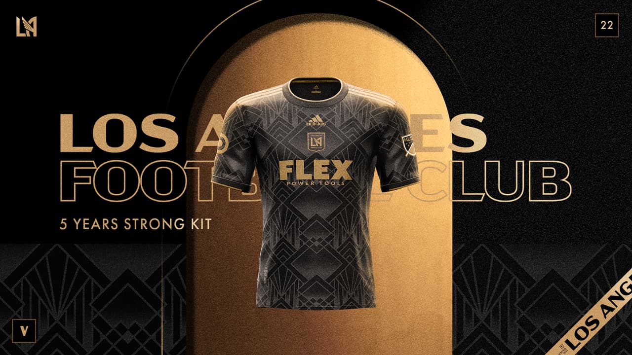 Con este uniforme jugará Los Angeles Football Club en la temporada 2022.