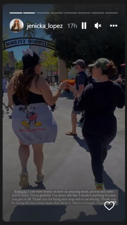 Jenicka López también está consciente que su forma física fue una herencia de su fallecida madre. 
<br>