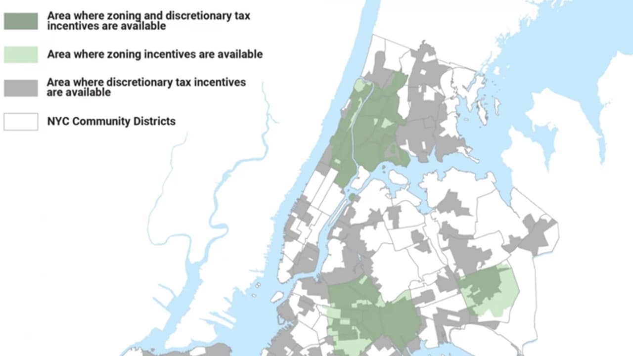 El mapa de las regiones donde el programa FRESH se está concentrando para atraer nuevos supermercados. (Vía el sitio web de FRESH.)