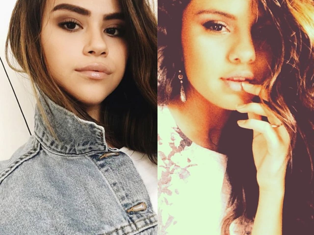 Asimismo, la casi 'gemela' de Selena Gómez comparte trucos de belleza. 
<br>A la izquierda, Sofía Solares. A la derecha, Selena Gómez.
