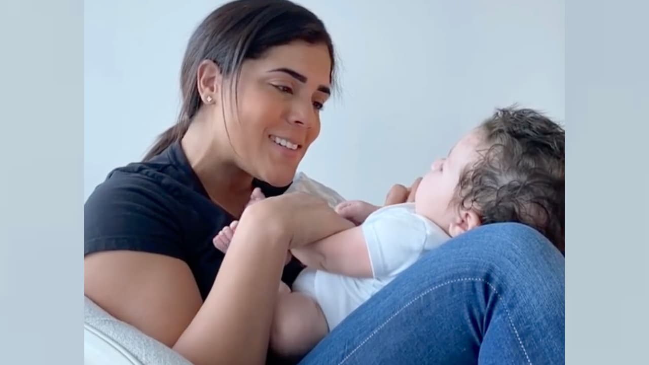 Francisca le pidió permiso a baby Gennaro para volver a trabajar y nos derritió el corazón