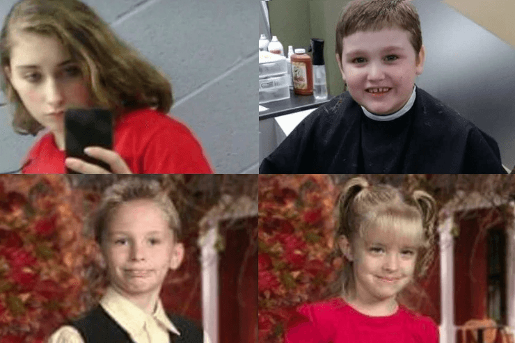 La policía busca a estos 4 niños: los ha secuestrado su madre y van con su novio "armado y peligroso"
