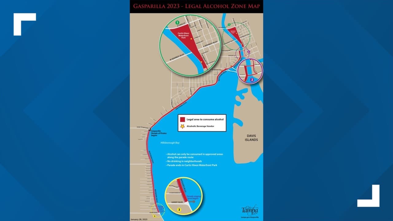 El Festival Pirata Gasparrilla se llevará a cabo este sábado 28 de enero en las áreas de Riverwalk y Bayshore, donde habrá un desfile y se permitirá el consumo de bebidas alcohólicas en zonas delimitadas.
<br>