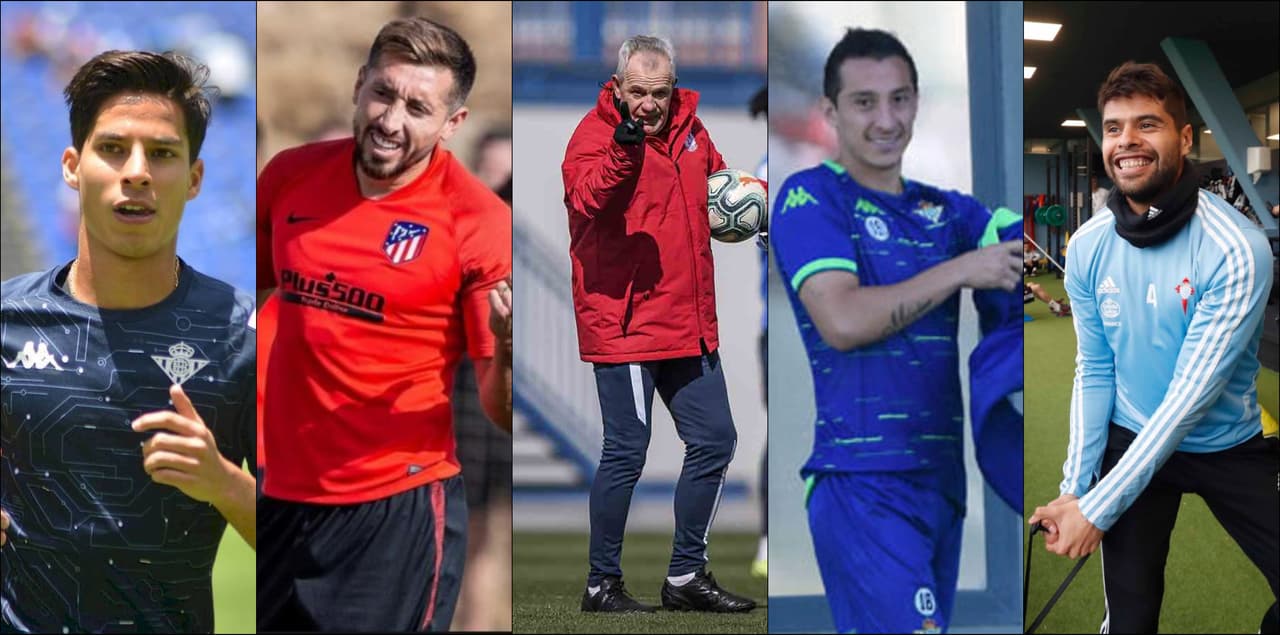 Así volverán Herrera, Guardado, Lainez y Araujo a entrenar