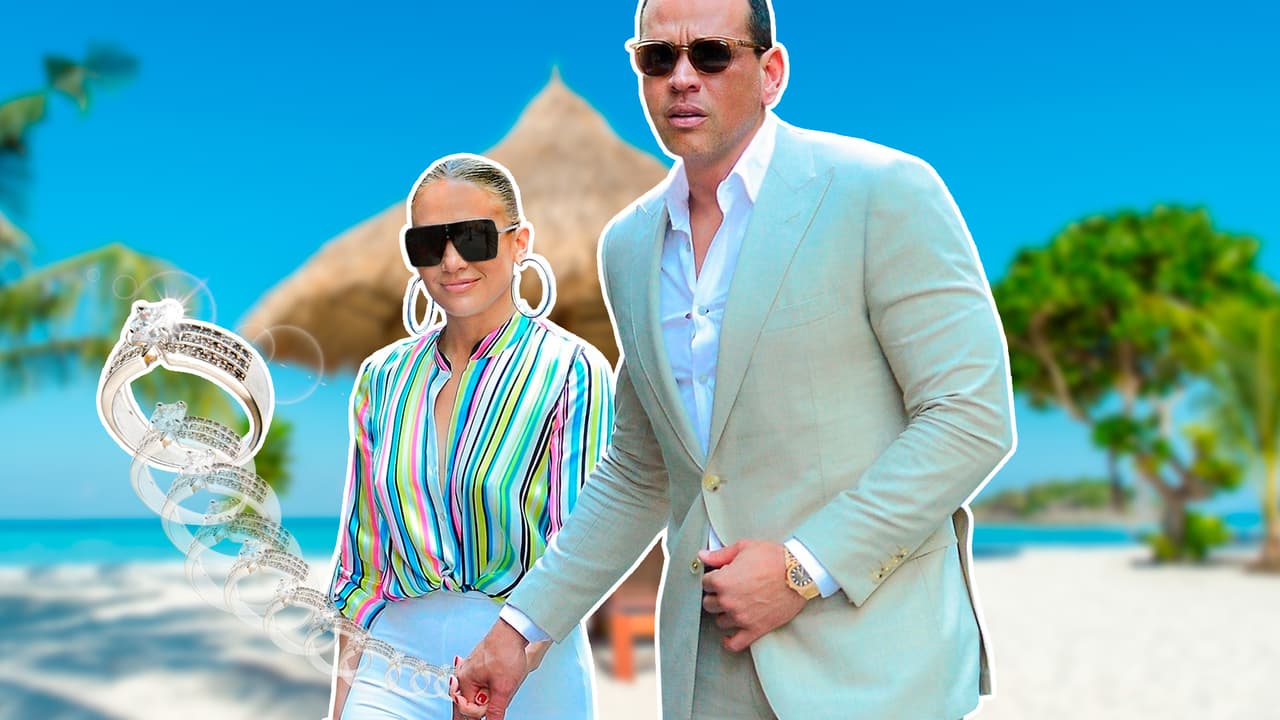 JLo celebró el 4 de julio usando un anillo en la mano izquierda, ¿será de compromiso?