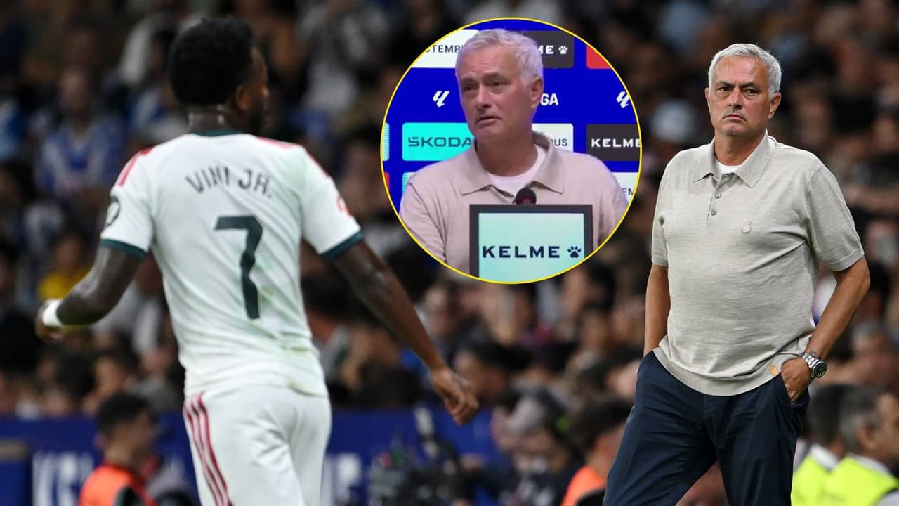 José Mourinho sale en defensa de Vini Jr. tras partido Espanyol vs. Real Madrid