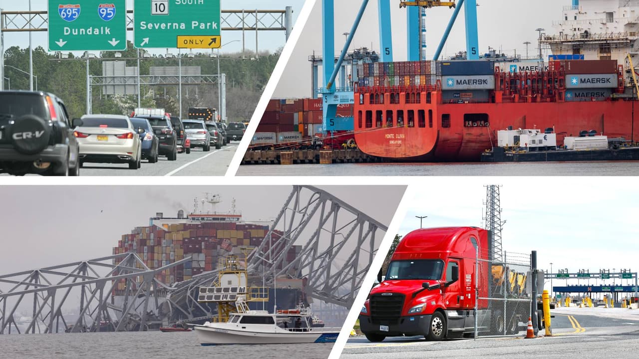 Empleos, los traslados de miles de personas y mercancías: cómo impactará el colapso del puente en Baltimore