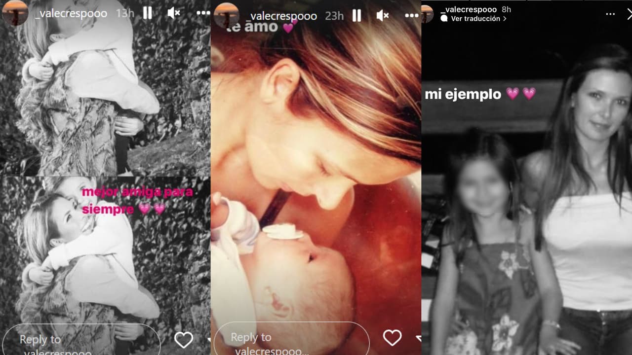 Valentina Crespo dedicó a su mamá, María Angélica Rodríguez, esta serie de mensajes por el pasado Día de las Madres en México.