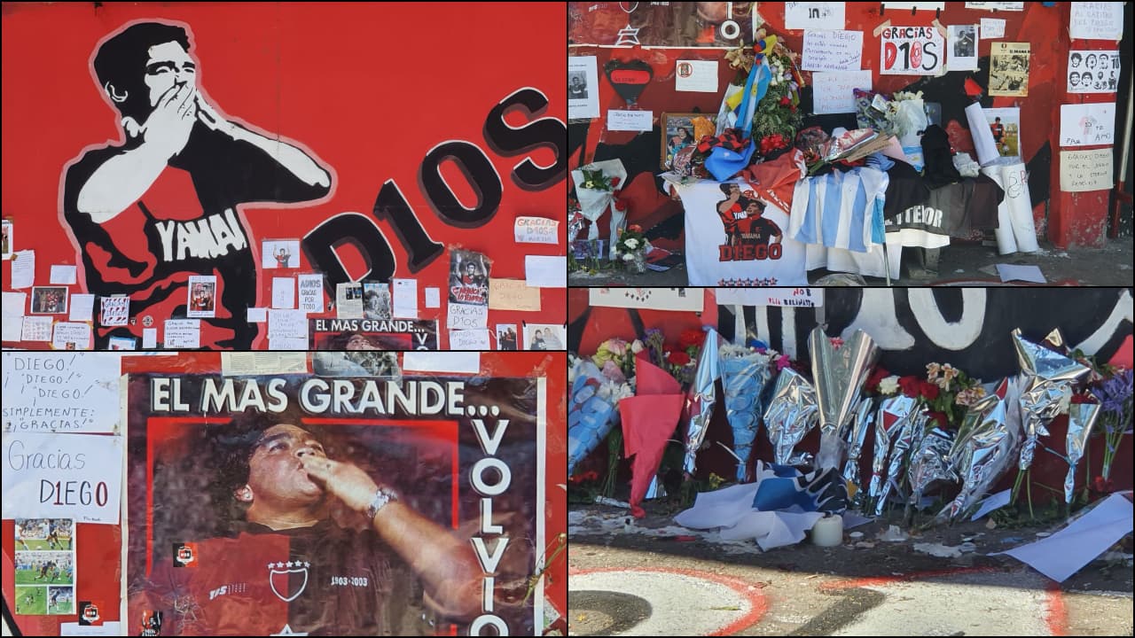 El Santuario de Maradona en Newell’s Old Boys | El club que lo acogió en su retorno al futbol argentino le rindió un emotivo homenaje al legendario futbolista.