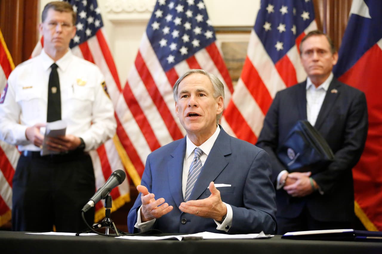 Gobernador de Texas,Greg Abbott.