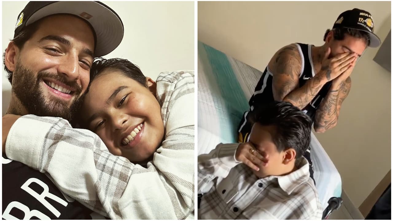 Maluma le cumple una promesa a un pequeño fan con cáncer y le regala una casa: el momento fue conmovedor