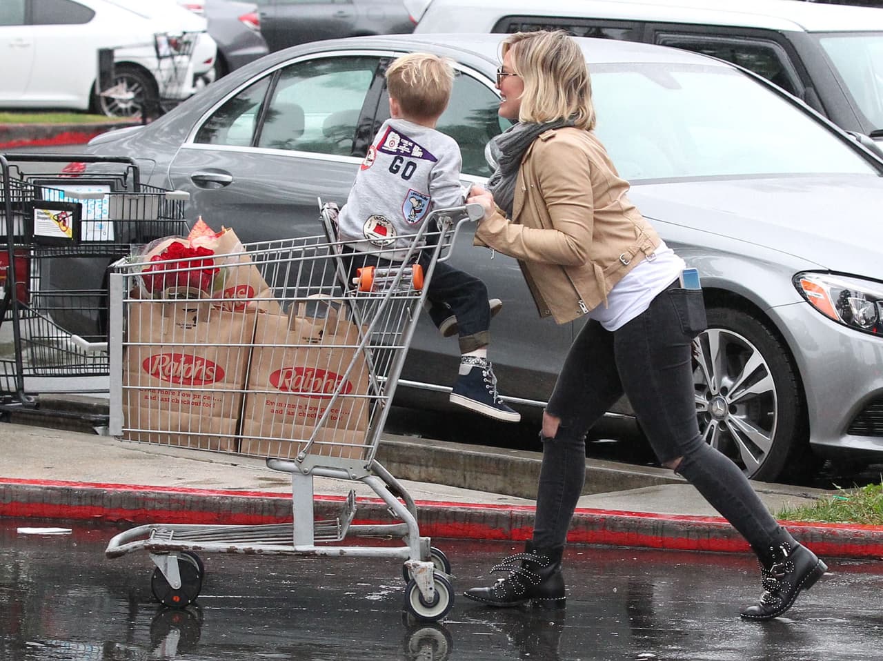 Pero saliendo de la tienda fue otro cuento...