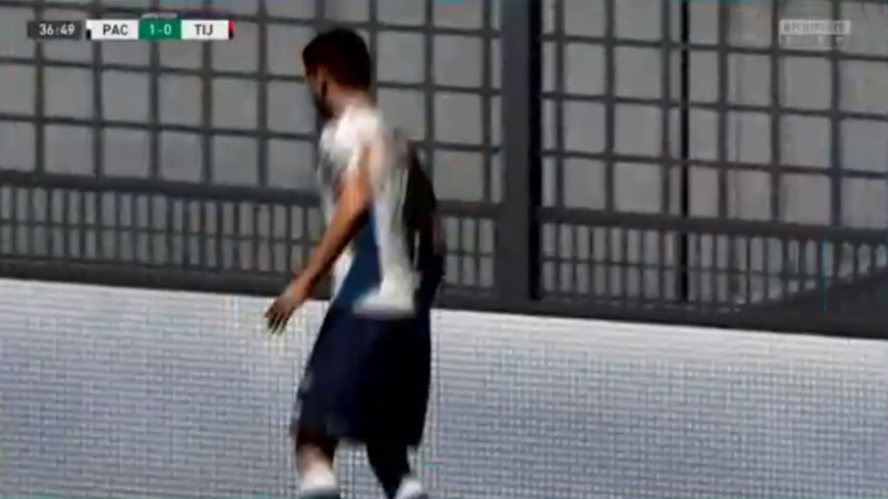 En el futbol virtual, Romario Ibarra, representante de Pachuca, goleó 3-0 a Leandro González y los Xolos de Tijuana.