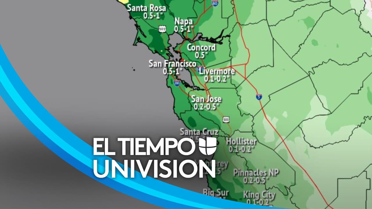 Tiempo en la Bahía: jueves seco, pero se esperan lluvias intensas y tormentas eléctricas en la región durante el fin de semana