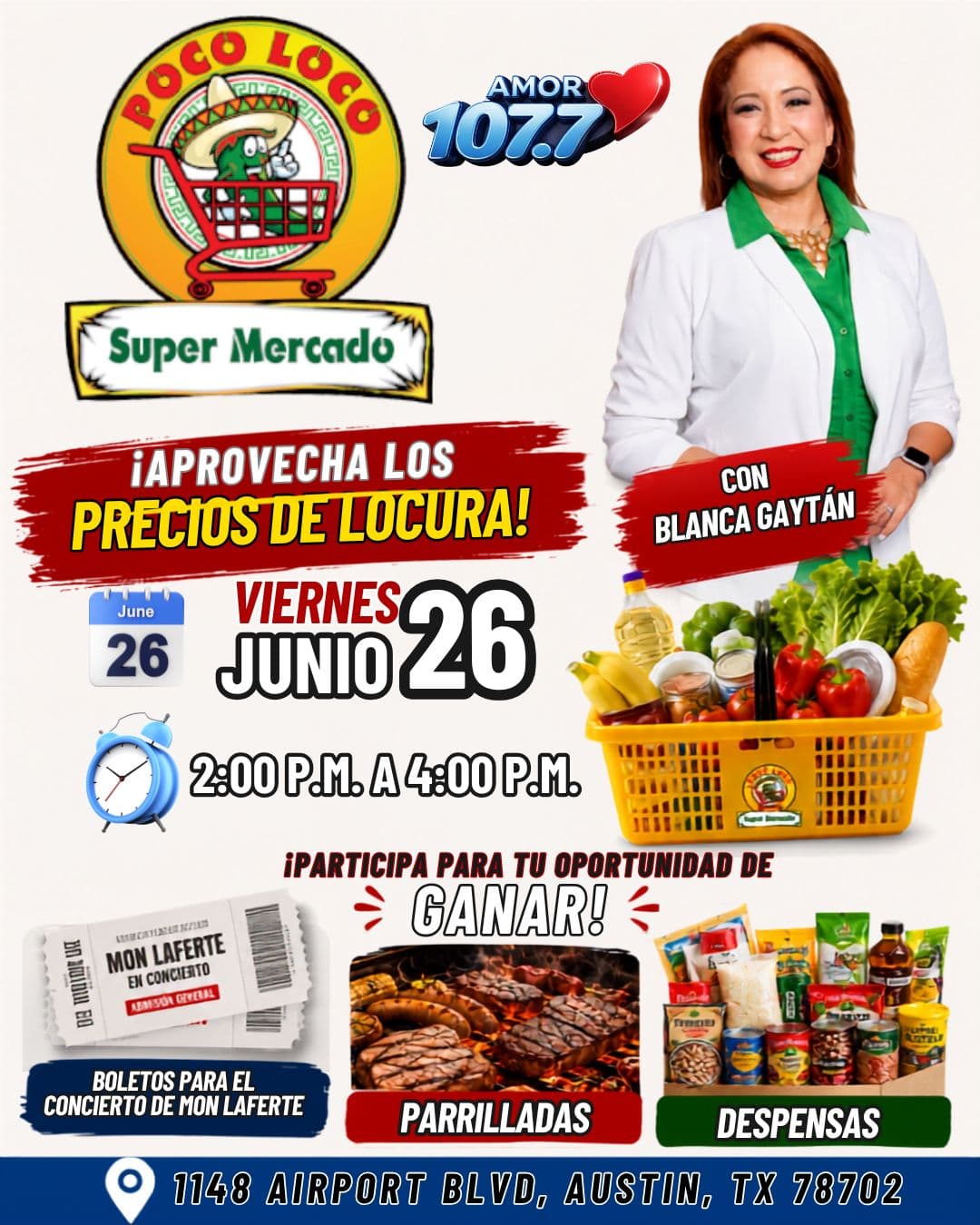 🎉🛒 ¡ESTE VIERNES NOS VAMOS A POCO LOCO SUPERMERCADO! 🛒🎉