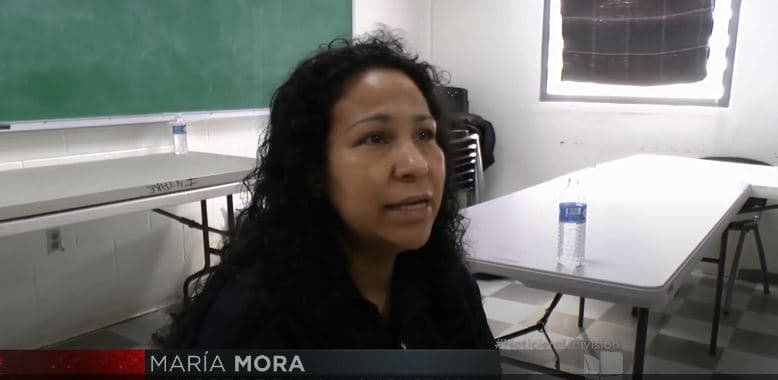 María Mora, the undocumented mother of 18 children is waiting in jail to learn if she will be deported by an immigration judge after a court hearing on April 10.