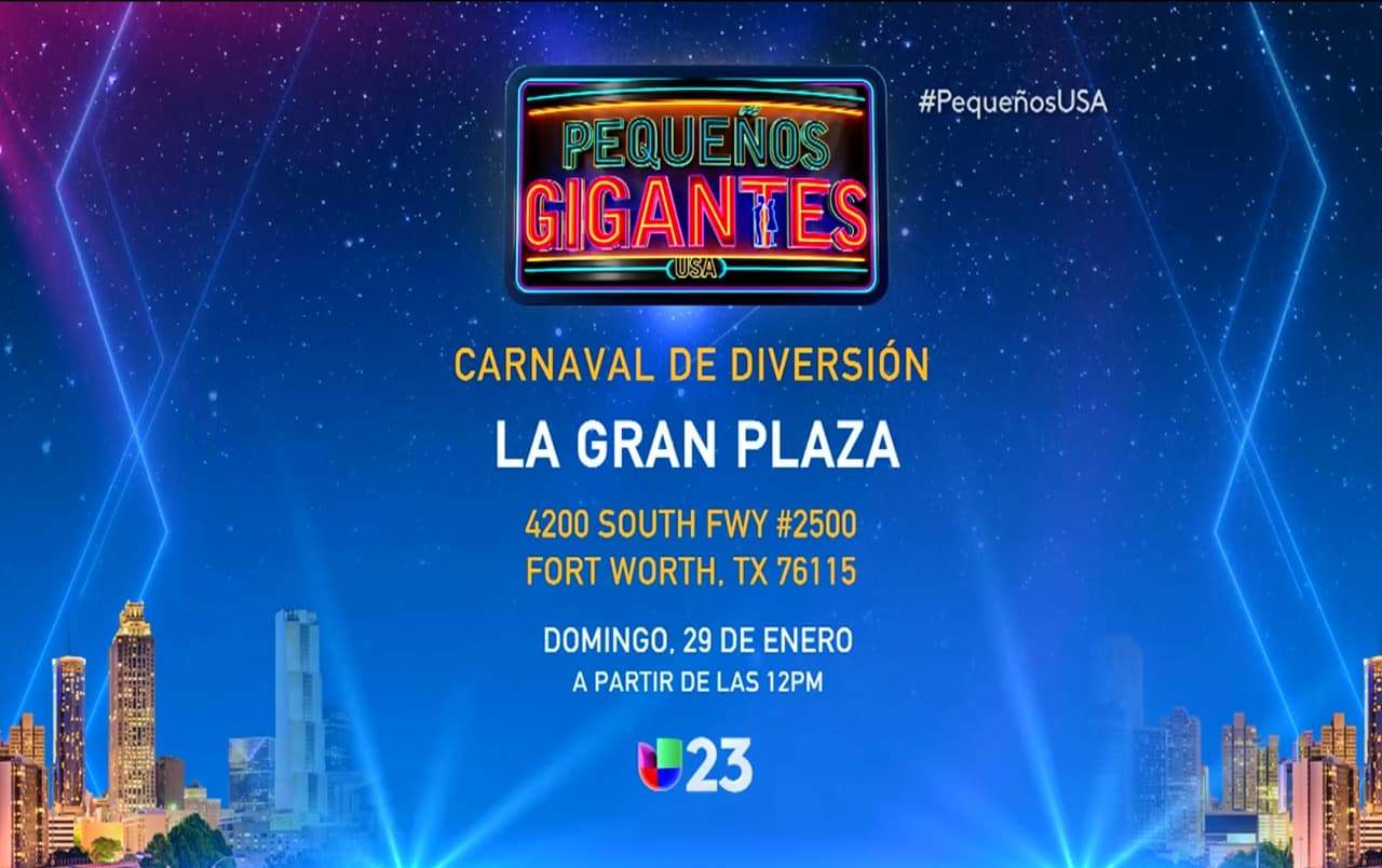 ¡Ven con tu familia al Carnaval de Diversión de Pequeños Gigantes en Dallas!