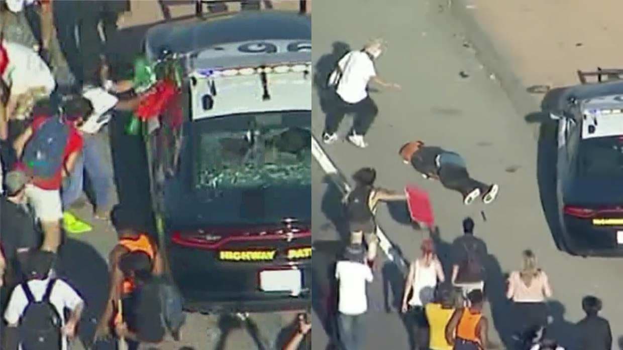 Protesta en el centro de Los Ángeles por la muerte de George Floyd deja una persona herida