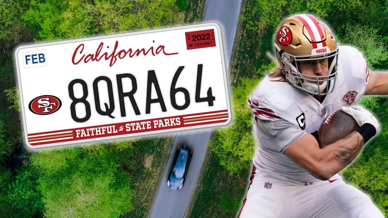 Así puedes obtener en California las placas de los San Francisco 49ers mientras apoyas a los parques estatales