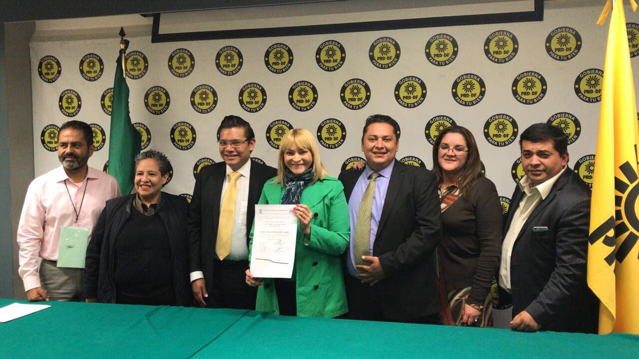Rocío se inscribió como candidata del Partido Revolución Democrática (PRD), a fin de aspirar a una diputación local dentro de la Asamblea Legislativa de la Ciudad de México. Ella busca ser diputada del distrito 14 en la delegación Tlalpan.