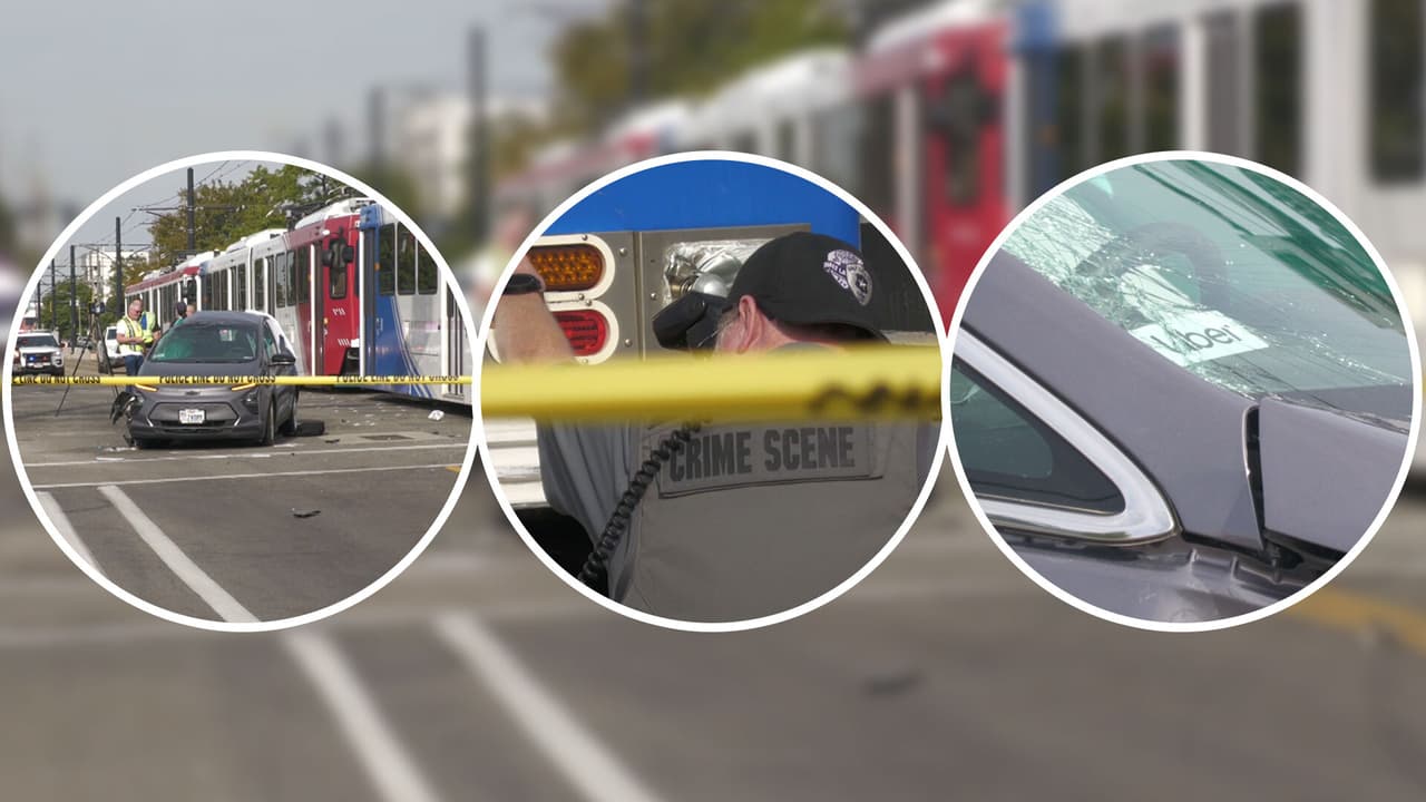 Policía de Salt Lake City investiga el accidente fatal entre un chofer de Uber y el tren TRAX
