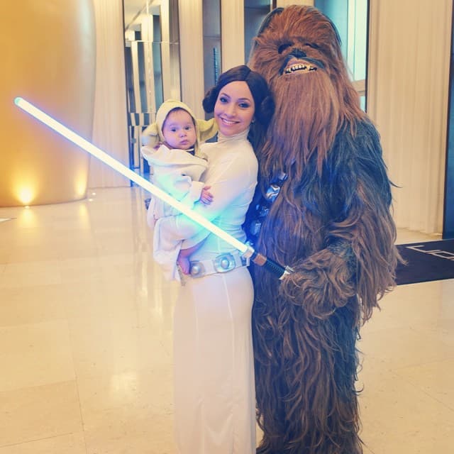 Te dejamos los momentos más tiernos de la conductora de HOY junto a Baby Bruce.