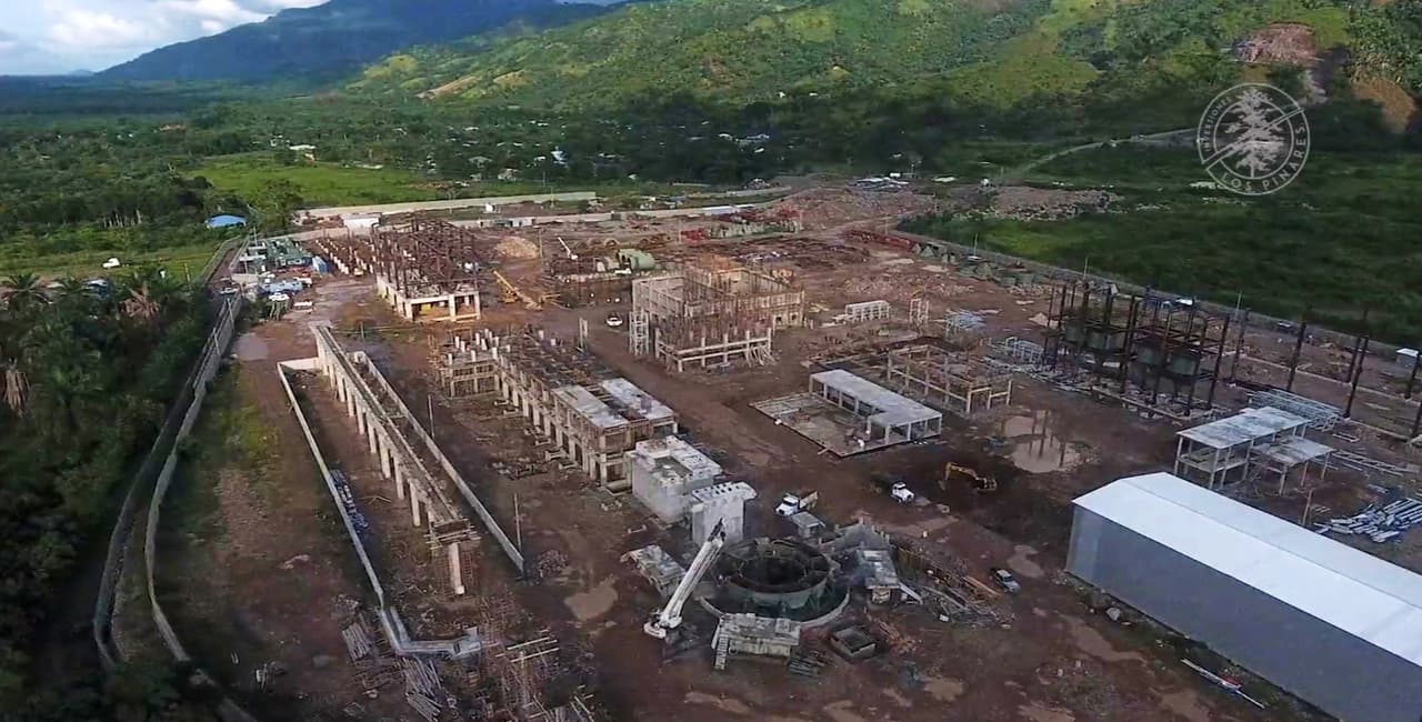 Proyecto minero Los Pinares, panorámica grabada en octubre de 2020.