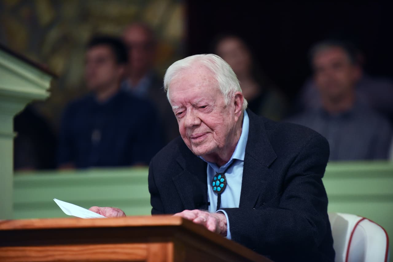 Hospitalizan al expresidente Jimmy Carter luego de sufrir una caída en su casa, la segunda en este mes