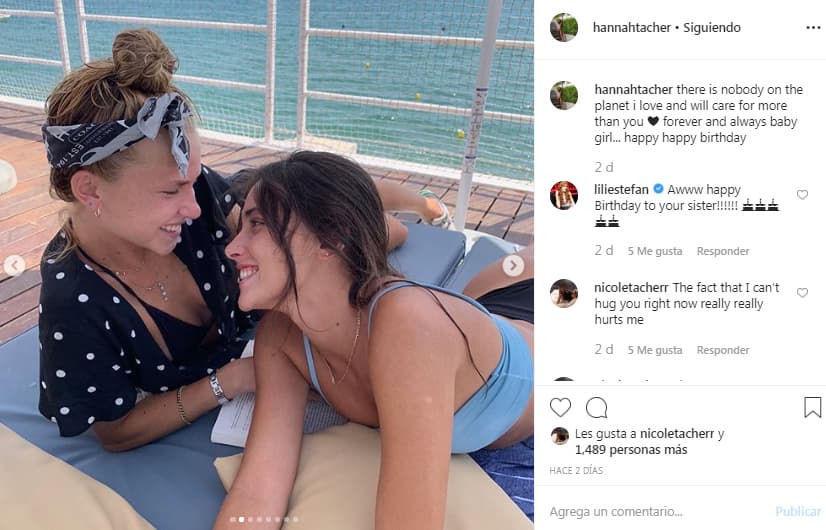 Pero no dejó que la fecha especial pasara desapercibida y a través de las redes sociales escribió lo que siente por Nicole.