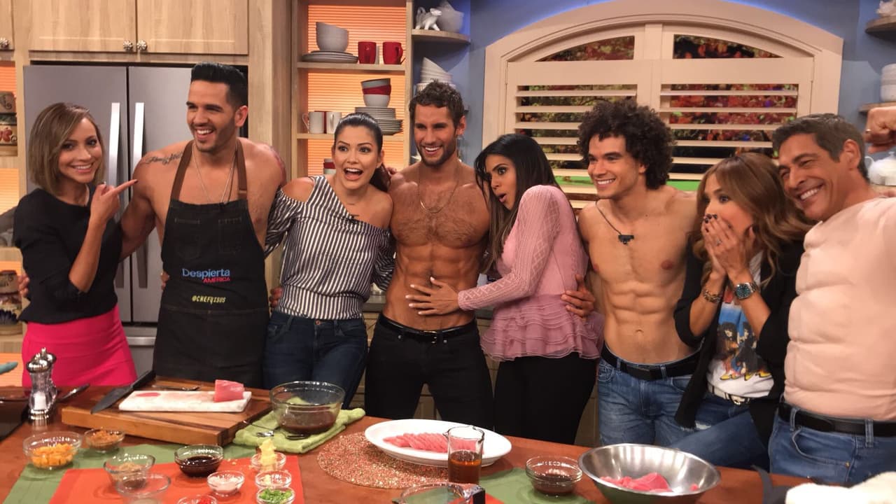 La más envididada, nuestra Francisca Lachapel. Ella sí pudo tocar los abdominales de Franco.