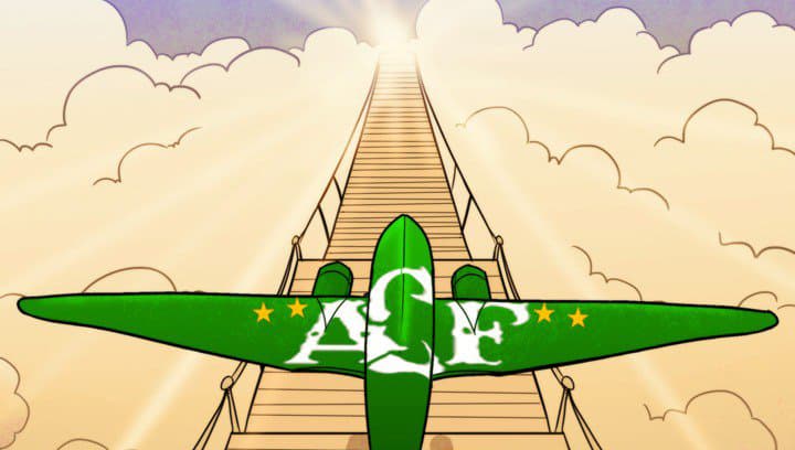 Un avión volando hacia el cielo y otros homenajes virales al Chapecoense