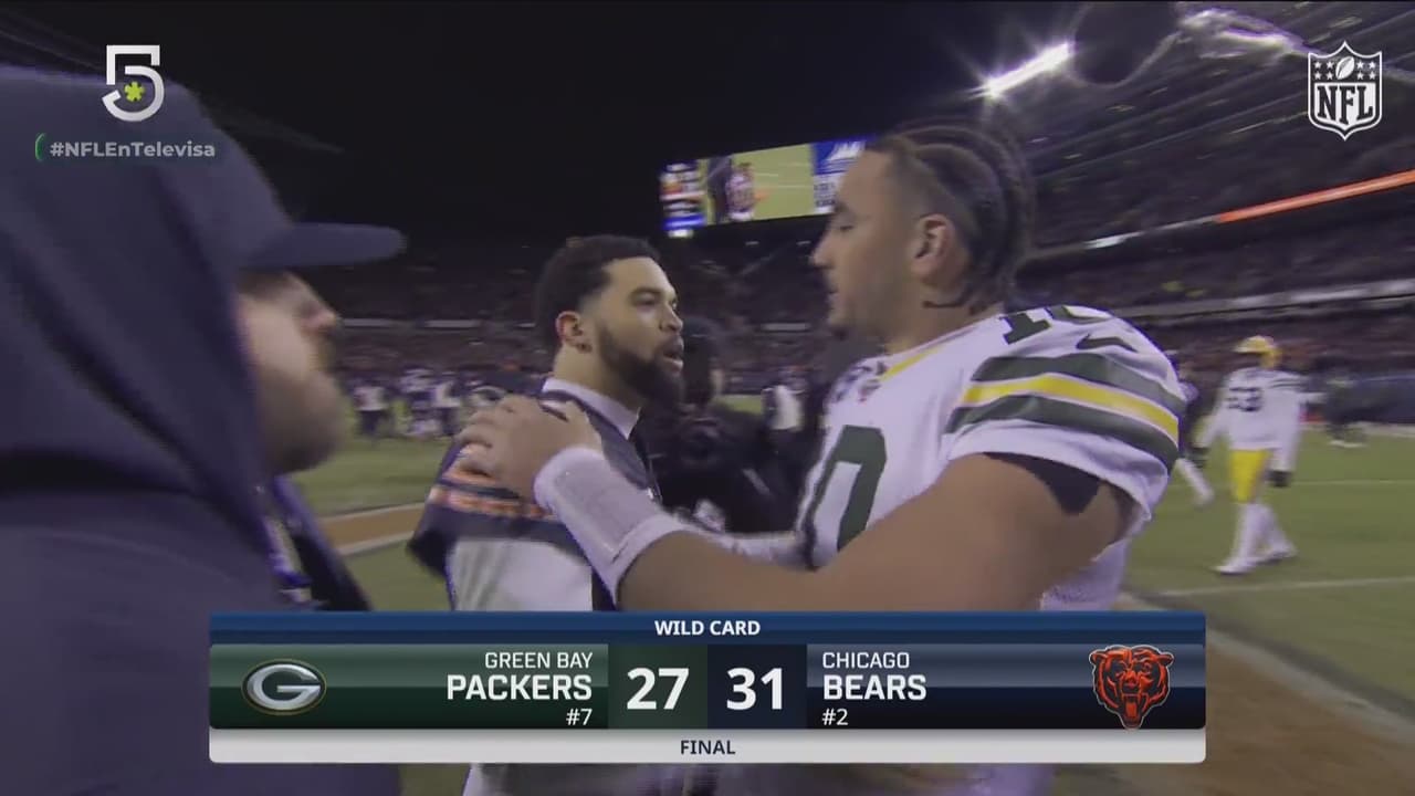 Chicago Bears elimina a los Green Bay Packers de los playoffs de la NFL