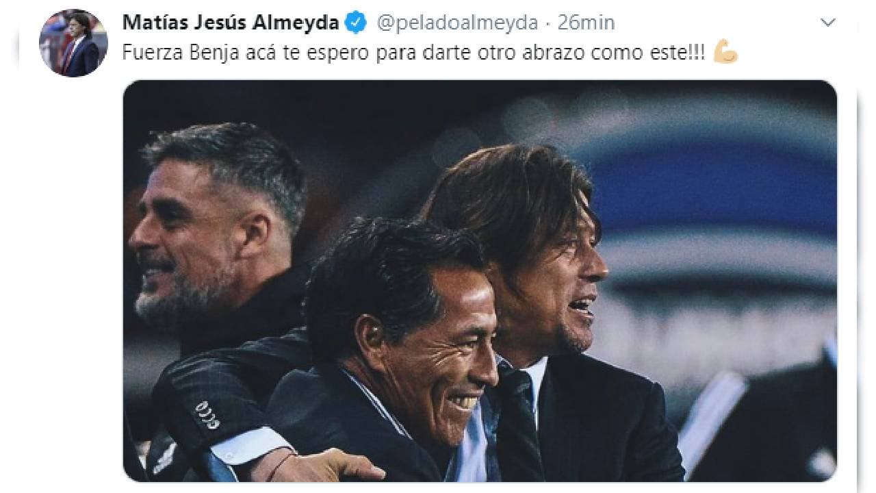Así reaccionó el mundo del futbol ante la reciente hospitalización de ‘El Maestro’, Benjamín Galindo.