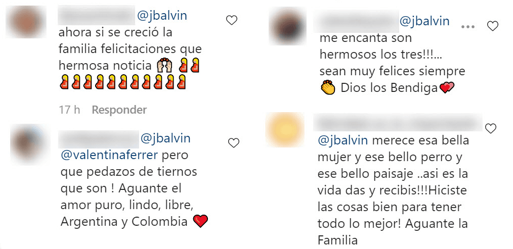 La publicación donde Valentina aparece con Enzo se ha llenado de felicitaciones para la pareja.
<br>