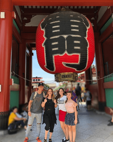 La también conductora del programa Hoy viajó en compañía de su esposo Erik Rubín, así como sus hijas Mía y Nina, y compartió diversas instantáneas en su cuenta oficial de Instagram.