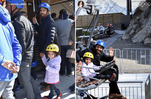 Su primera parada fue en Arrowtown, donde subieron a lo alto de una montaña para disfrutar de los paisajes de la ciudad.