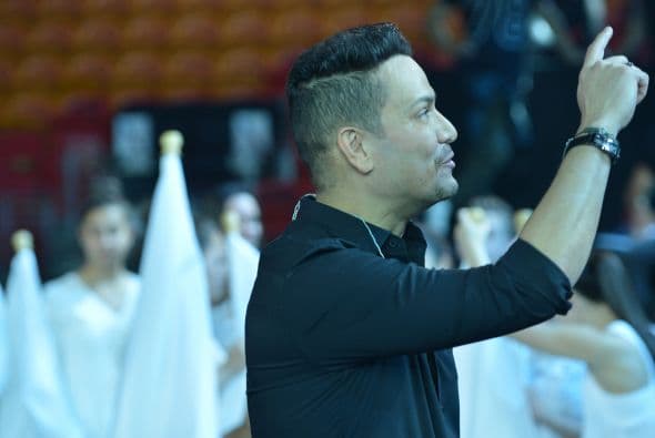 Víctor Manuelle también ensayó su participación en Premio Lo Nuestro.