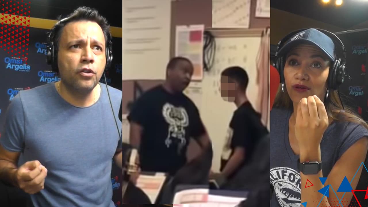 Omar y Argelia tienen opiniones divididas sobre altercado violento entre maestro y estudiante