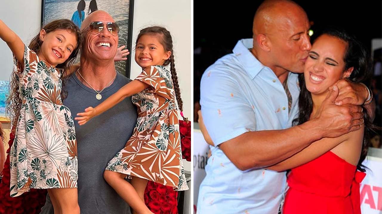 La Roca ya no es el hombre que crees, sus hijas lo transformaron: "Ellas son lo más importante"