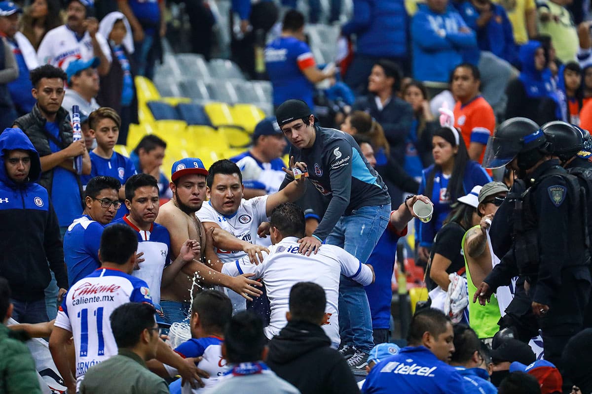 Ciudad de México, 16 de diciembre de 2018. , durante el partido de vuelta de la Final del del torneo Apertura 2018 de la Liga Bancomer MX, entre las Aguilas del América y la Maquina Celeste del Cruz Azul, celebrado en el estadio Azteca. Foto: Imago7/Marcos Domínguez