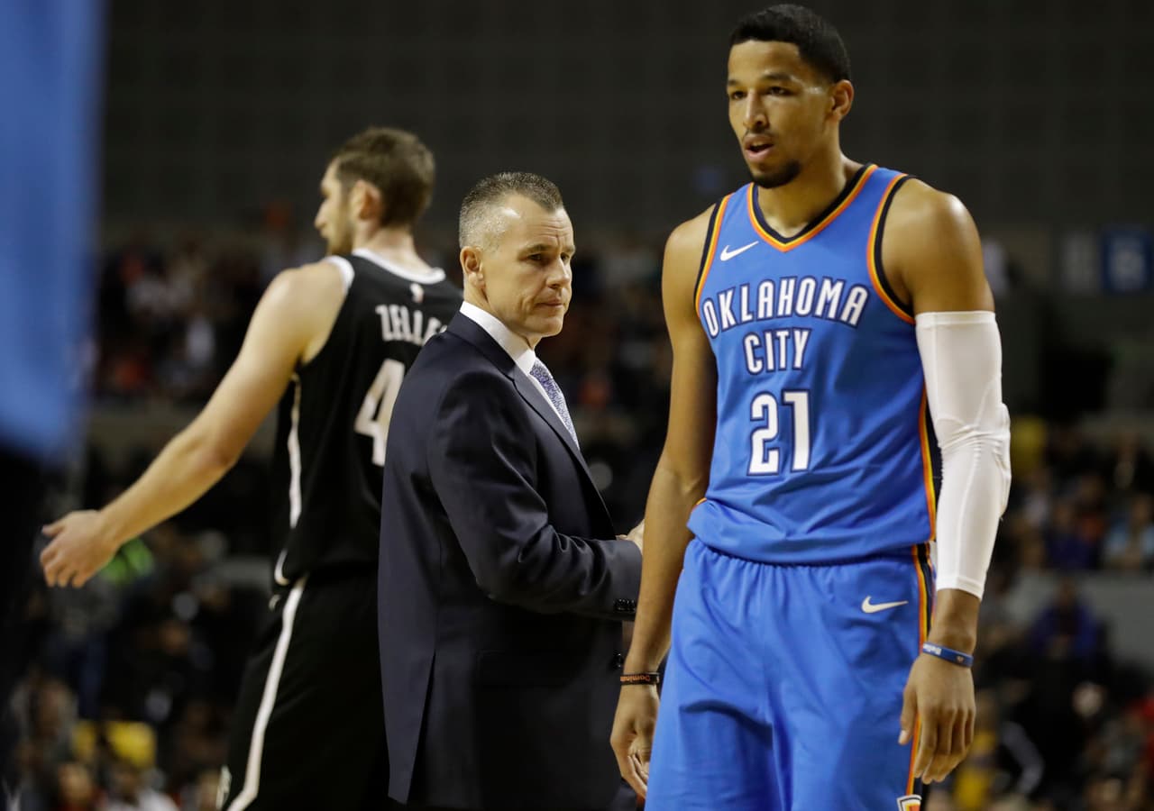 Te traemos las mejores imágenes del primer partido en México entre los Nets y el Thunder.