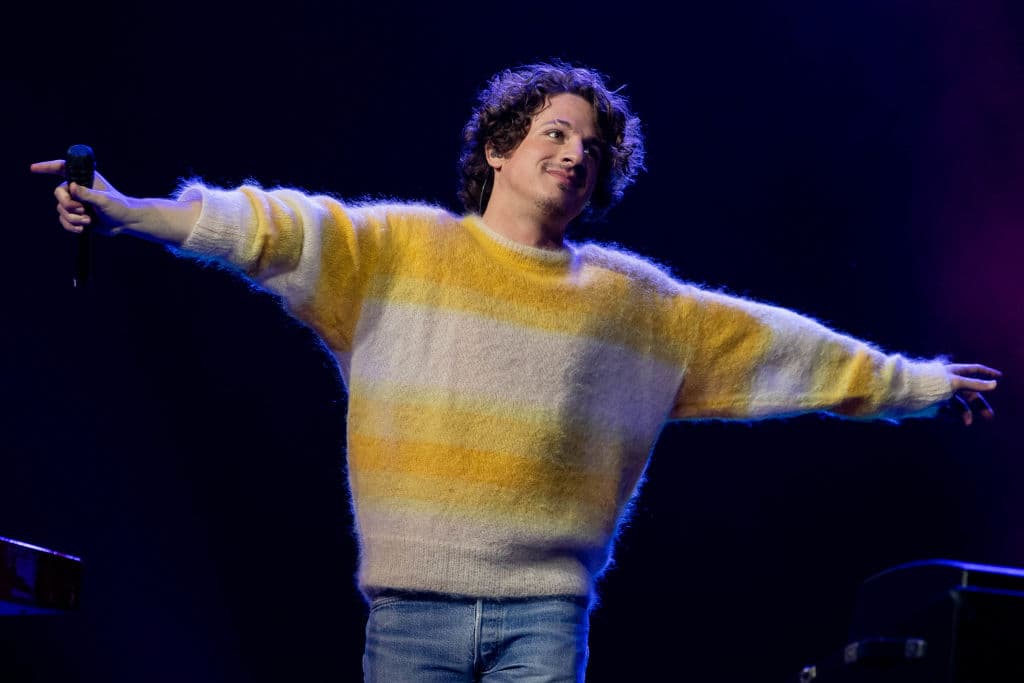 Charlie Puth en un concierto en 2021.