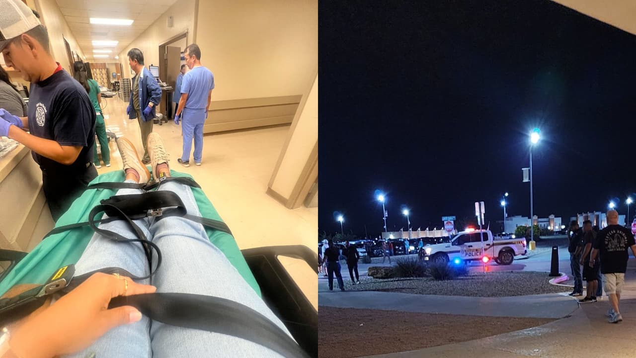 Venessa mostró el video grabado camino al hospital tras ser alcanzada por una bala durante el tiroteo en el casino Kickapoo.