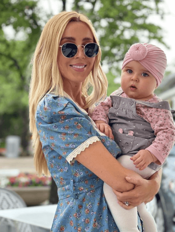 Shanik Aspe y su bebé
<br>
