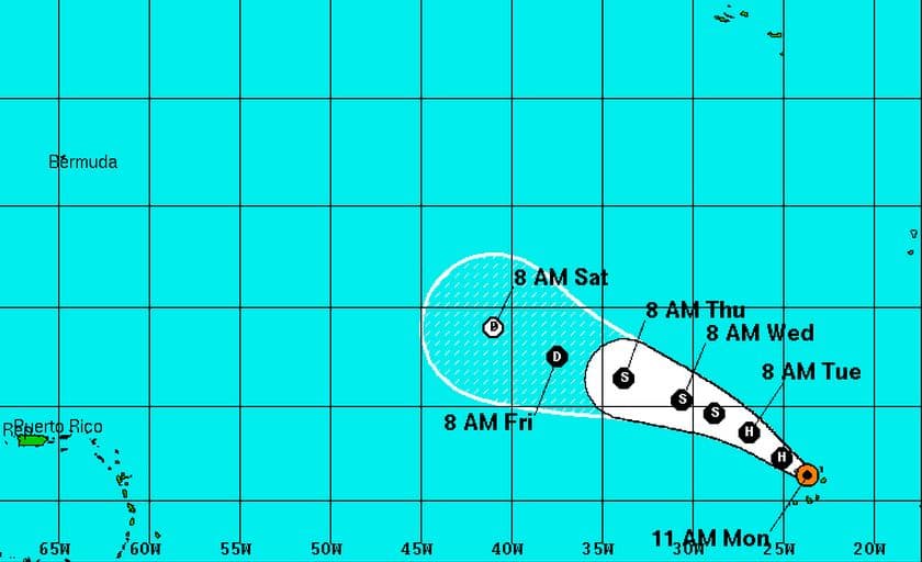 Tormenta tropical Fred ya es huracán